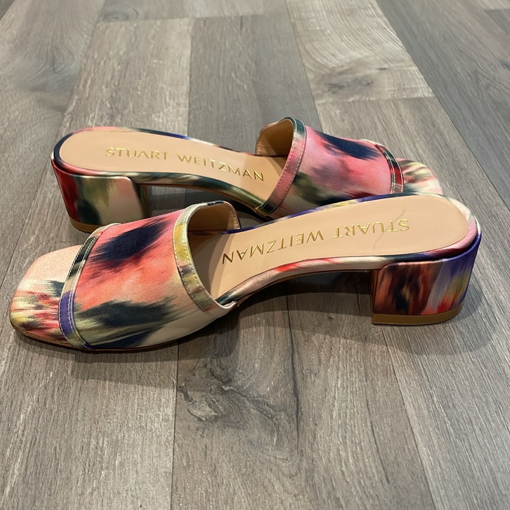 Stuart Weitzman Cayman 35 Block Slide Sandal - Picture 6 of 7